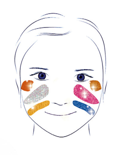 MAKE-UP-PALETTE MIT 6 METALLIC-FARBEN