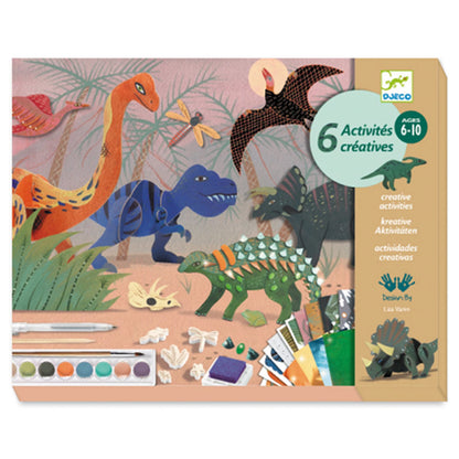KREATIVES DINOSAURIER-SET