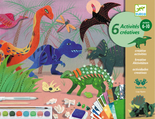 KREATIVES DINOSAURIER-SET