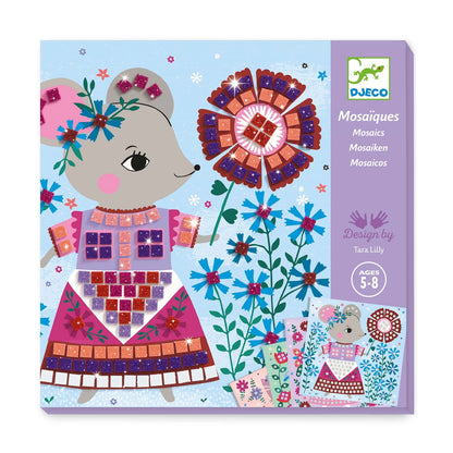 Mosaik lustiger Tiere