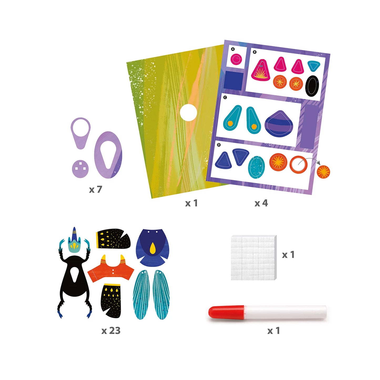 3D-Bilder von Papierkäfern