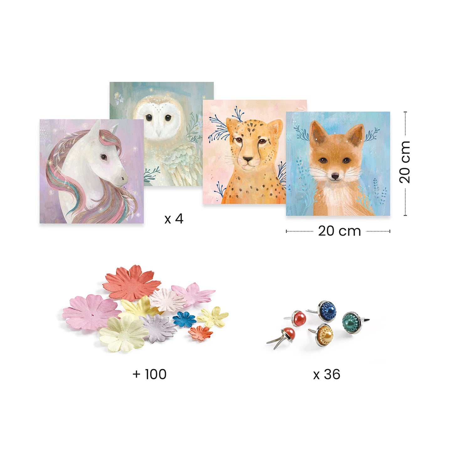 3D-Bilder Blumenkränze