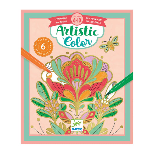 KUNSTVOLLE BUNTE BLUME