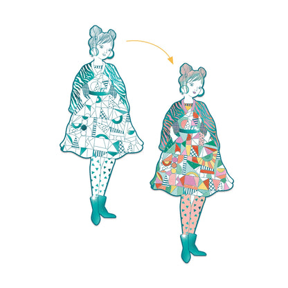 FIGURE DE PEINTURE DE MODE REBEKKA