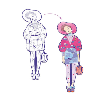 FIGURES DE PEINTURE DE MODE ZAHO