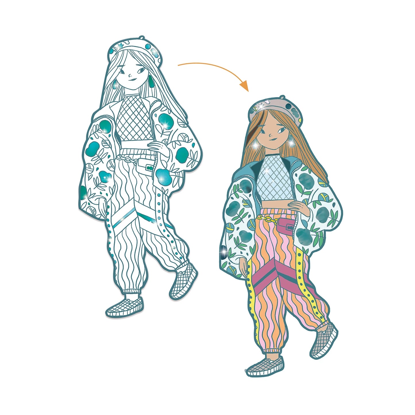 FIGURE DE PEINTURE DE MODE ANGE