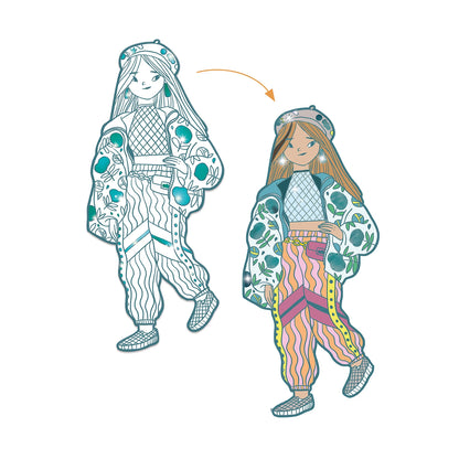 FIGURE DE PEINTURE DE MODE ANGE