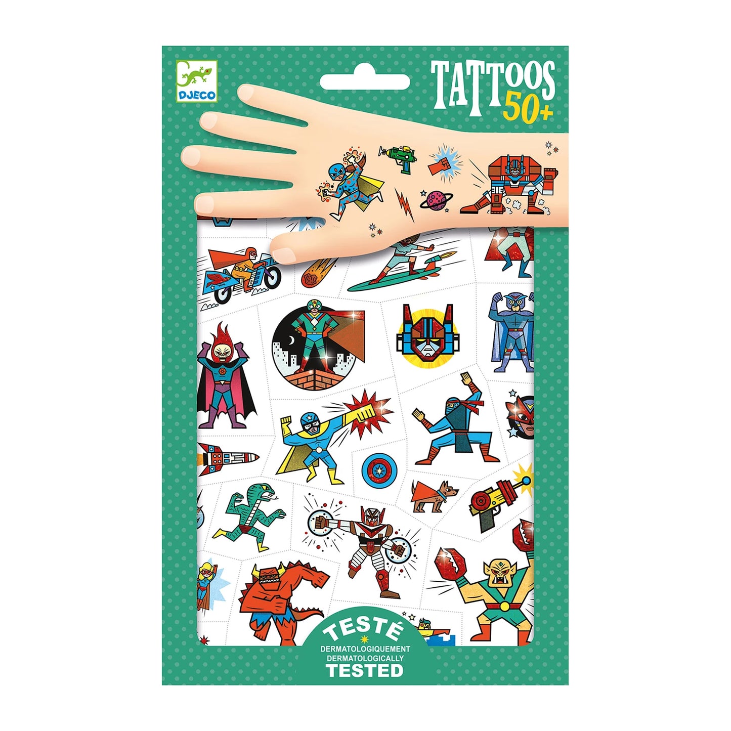 TATTOOS: HELDEN GEGEN BÖSEWICHTE