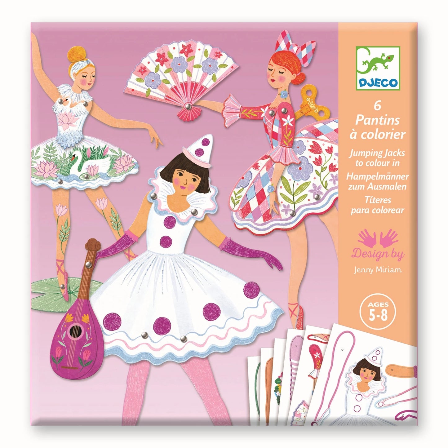 Mal-Ballett-Tutu mit Hampelmann