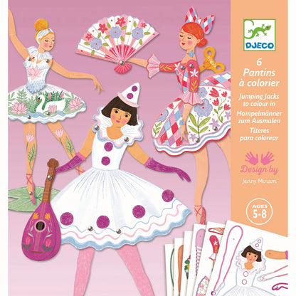 Mal-Ballett-Tutu mit Hampelmann