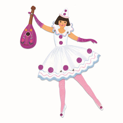 Mal-Ballett-Tutu mit Hampelmann