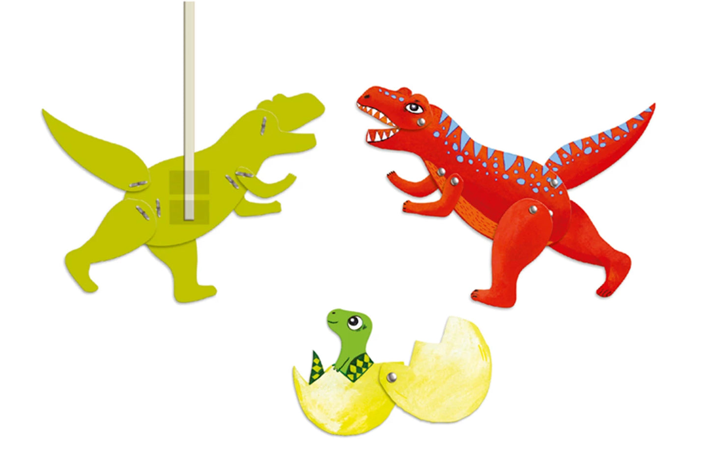 DINOSAURI-SPRUNGGELENK-MALVORLAGE