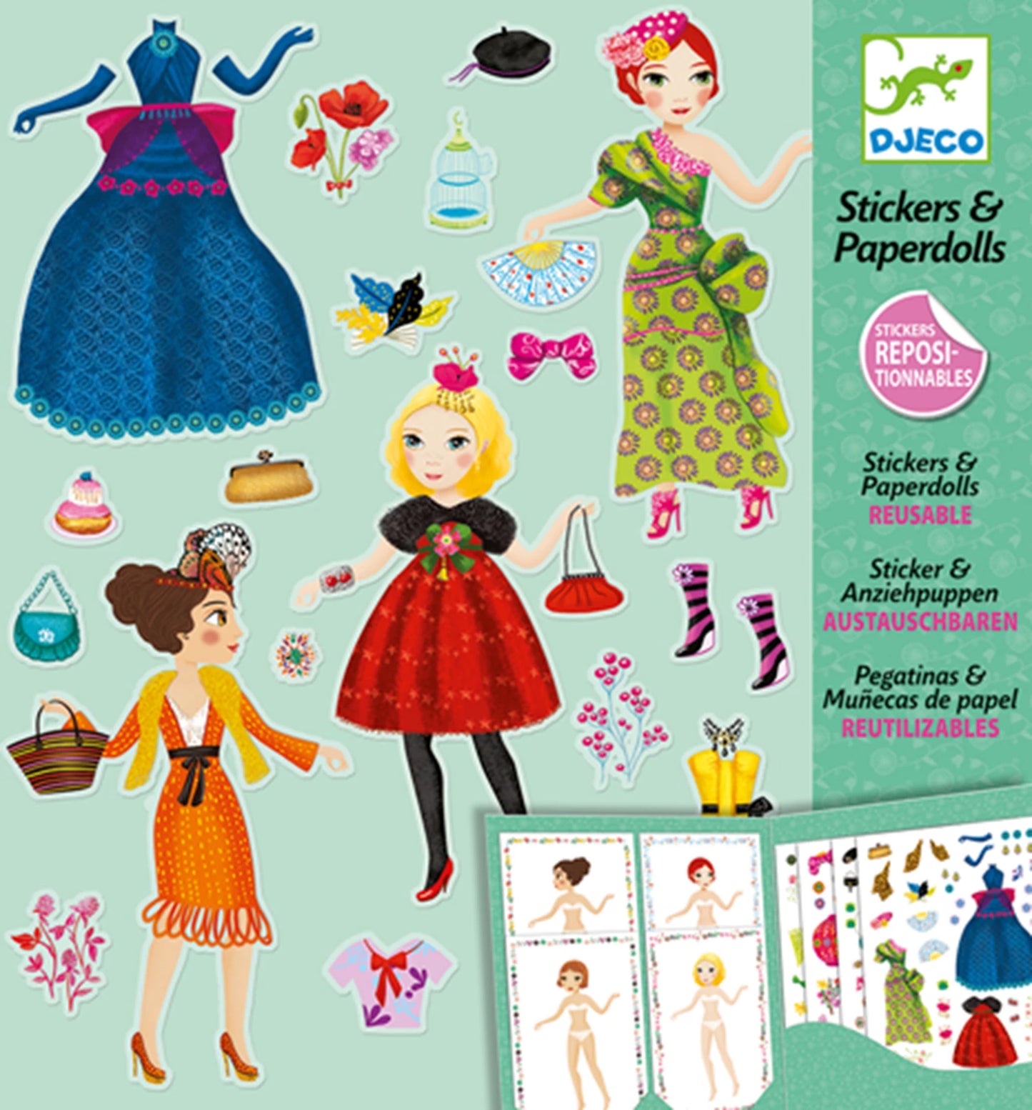 TOPModel Aufkleber und Puppen