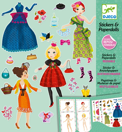 TOPModel Aufkleber und Puppen