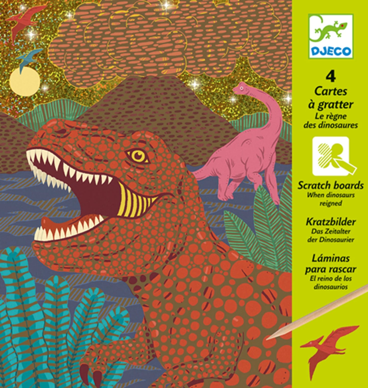 KRATZ-DINOSAURIERBILDER