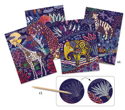 SCRATCH ART NATUR