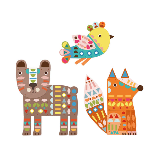 BASTELARBEITEN AUS PAPIER: GROSSE TIERE