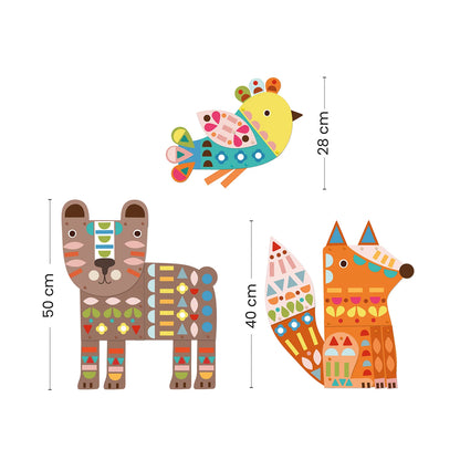 BASTELARBEITEN AUS PAPIER: GROSSE TIERE