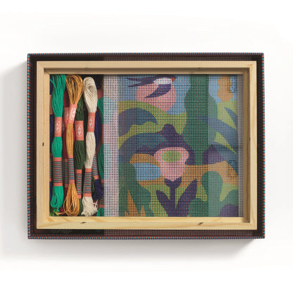 ATELIER 65, STICKEREI AUF LEINWAND