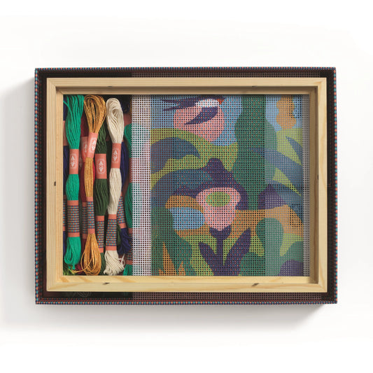 ATELIER 65, STICKEREI AUF LEINWAND