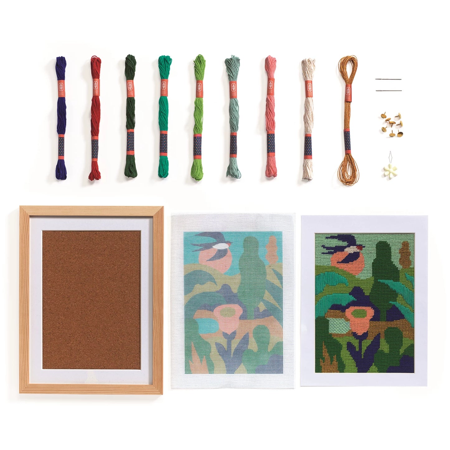 ATELIER 65, STICKEREI AUF LEINWAND