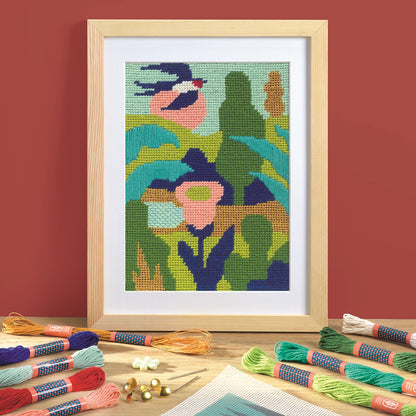 ATELIER 65, STICKEREI AUF LEINWAND