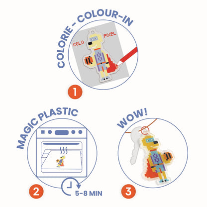 DIY - SCHLÜSSELANHÄNGER AUS SCHRUMPFENDEN PLASTIKFOLIEN