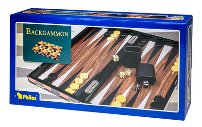 BACKGAMMON FOURNI, GRAND, FERMETURE MAGNÉTIQUE
