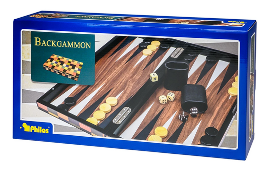 BACKGAMMON FOURNI, GRAND, FERMETURE MAGNÉTIQUE