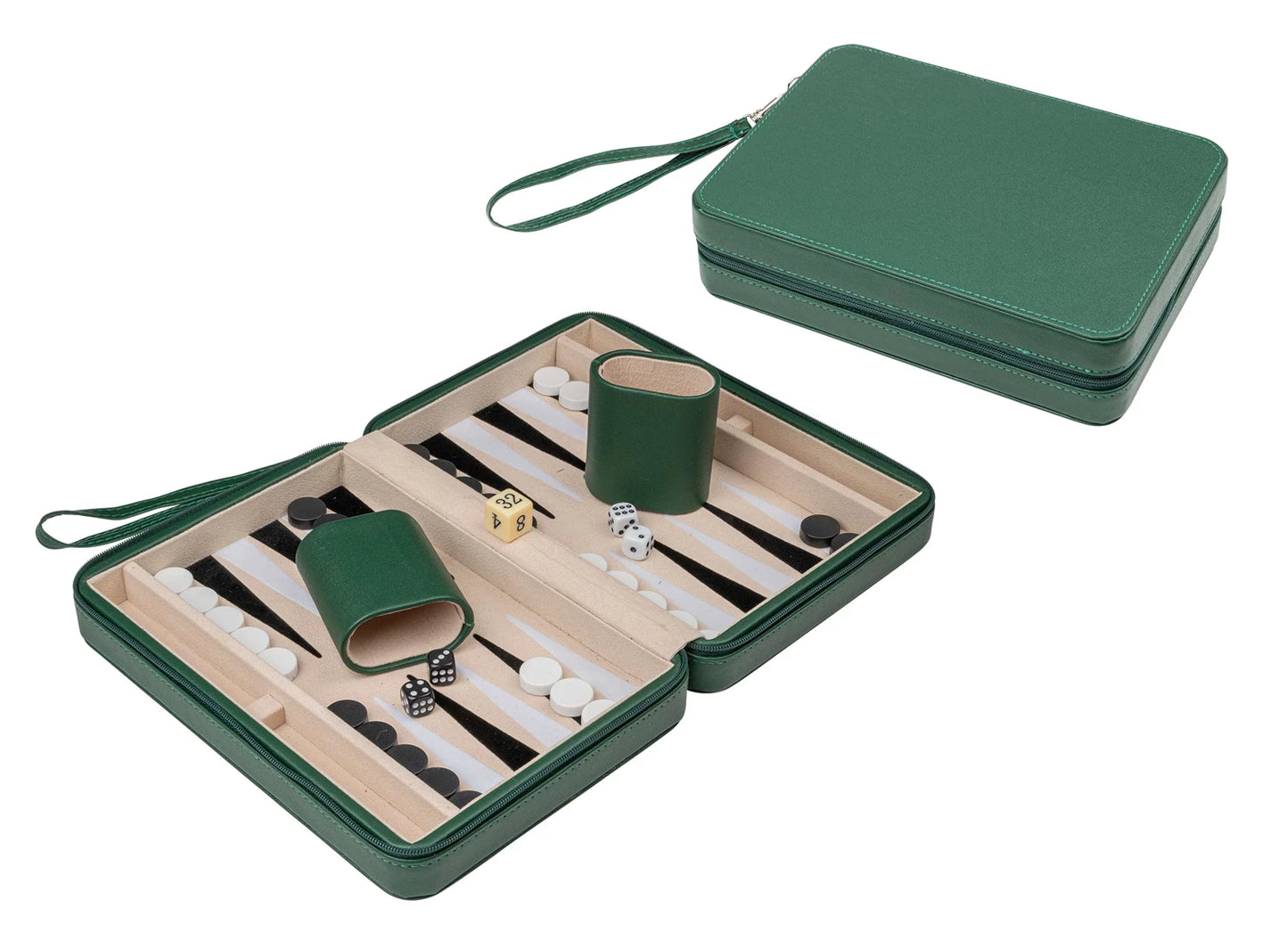 BACKGAMMON - THASSOS - VOYAGE, SIMILICUIR - MAGNÉTIQUE