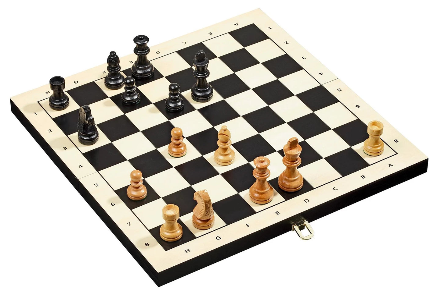 SET SCACCHI-BACKGAMMON-DAMA - QUADRATO DA 44 MM