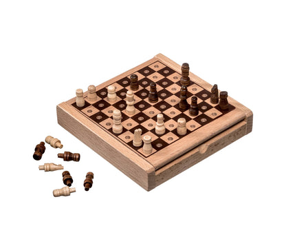 ÉCHECS - MINI JEU DE CHEVILLES - CARRÉ DE 12 MM