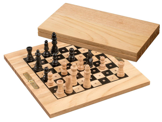 ÉCHECS - MINI-JEU AVEC DES PIONS - CARRÉ DE 19 MM - PLIANT