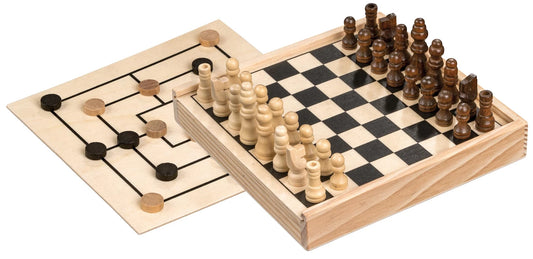 ÉCHECS - JEU DU MOULIN À NEUF HOMMES - MINI