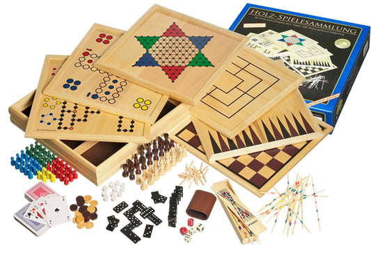 COLLEZIONE DI GIOCHI IN LEGNO 100