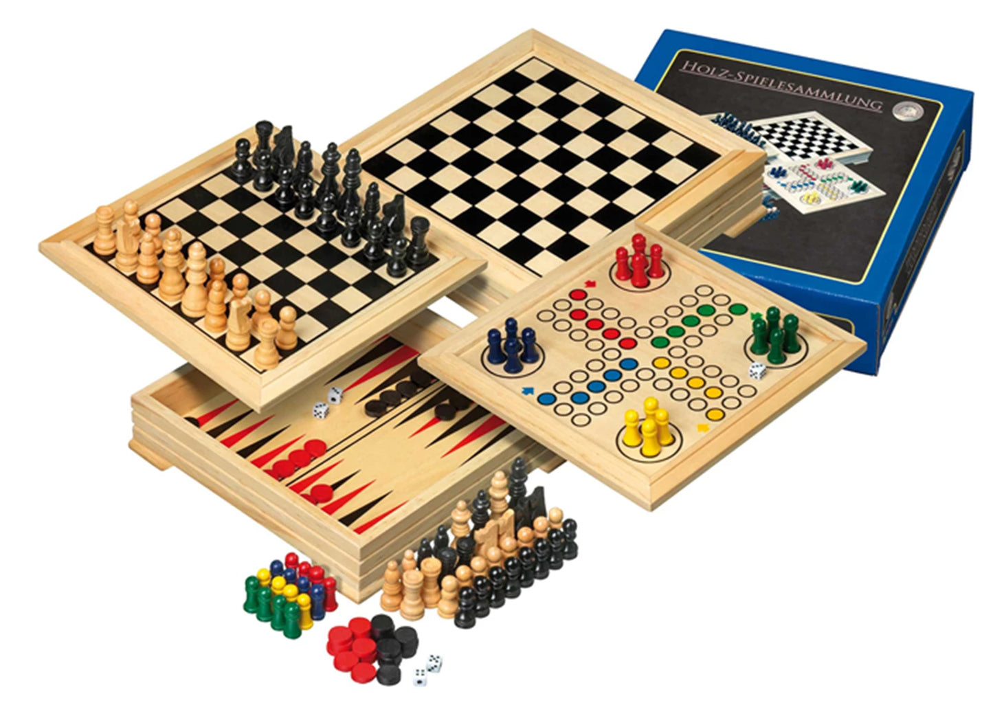 COLLEZIONE DI GIOCHI IN LEGNO DA VIAGGIO