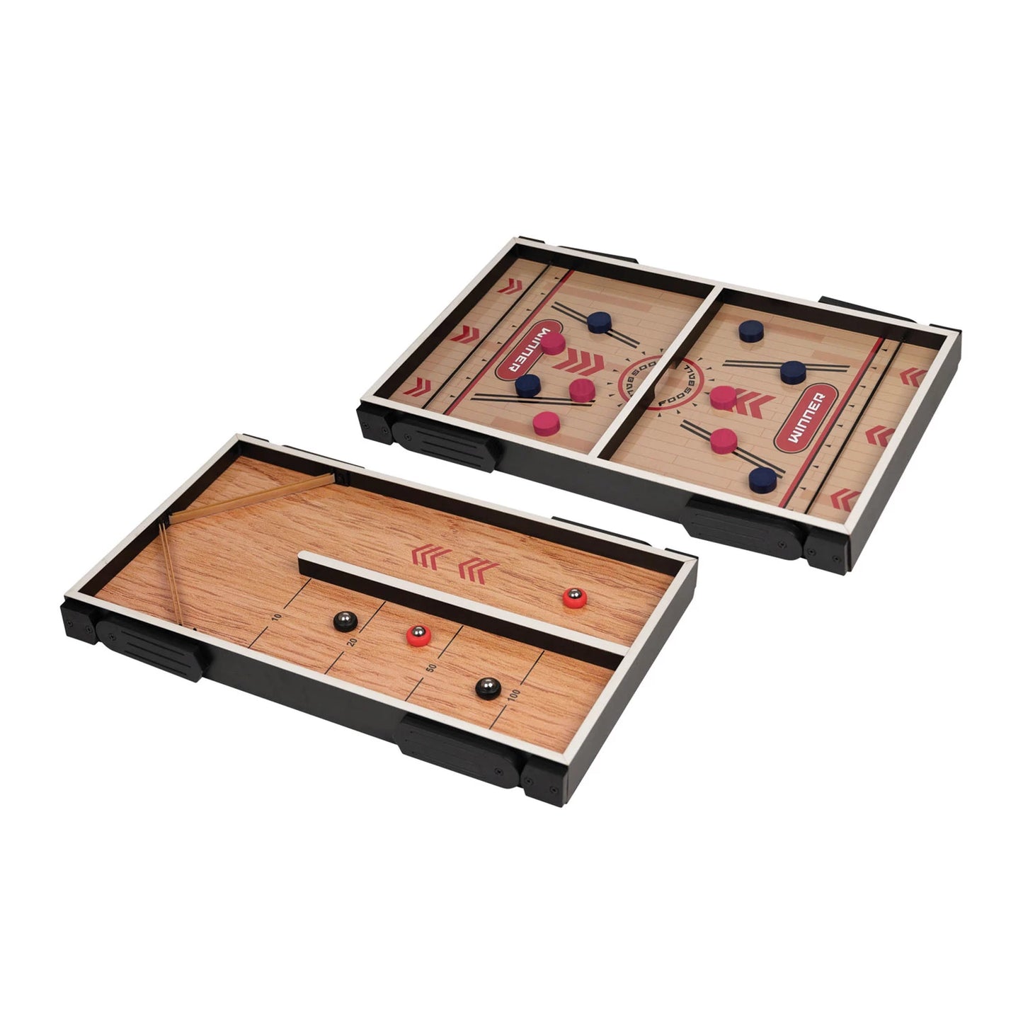 SHUFFLE GAME & SPEED HOCKEY, JEU DE TABLE, AVEC SUPPORT