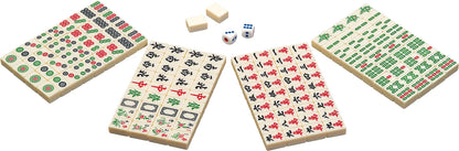 MAHJONG - PETIT - PLASTIQUE - SANS CHIFFRES ARABES