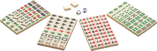 MAHJONG - PETIT - PLASTIQUE - SANS CHIFFRES ARABES