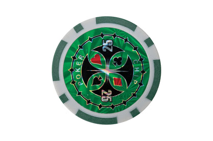 100 JETONS DE POKER AVEC SUPPORT EN PLASTIQUE