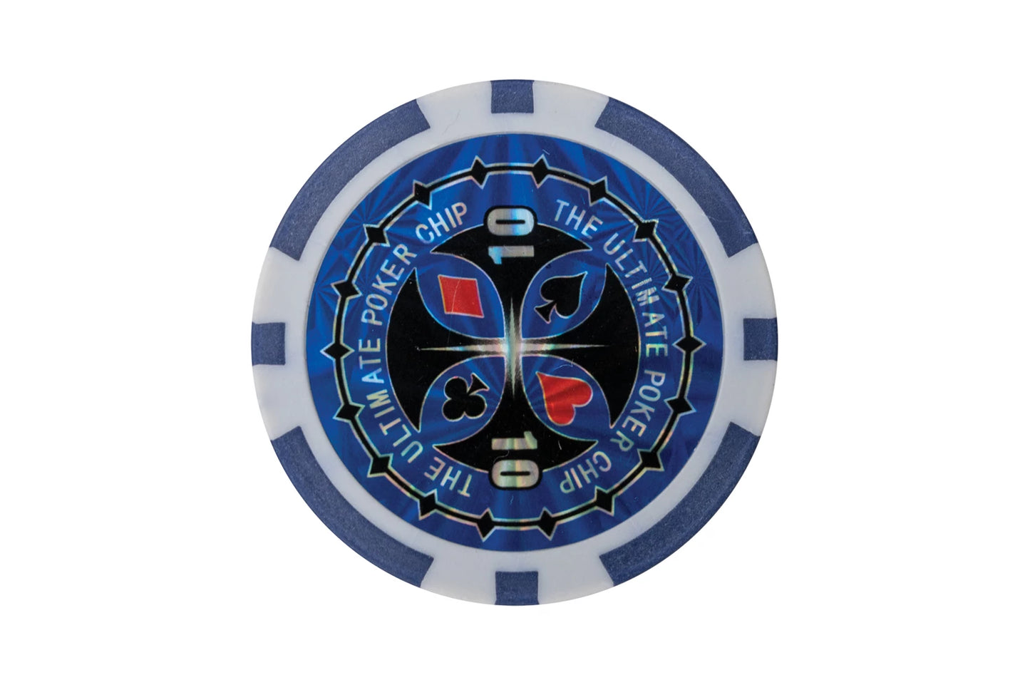 100 JETONS DE POKER AVEC SUPPORT EN PLASTIQUE