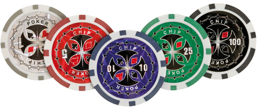 POKERCHIPS - ALUMINIUMKOFFER, 300 CHIPS
