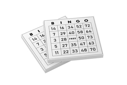 BLOCCHI PER IL BINGO, 2 PEZZI DA 100 FOGLI CIASCUNO