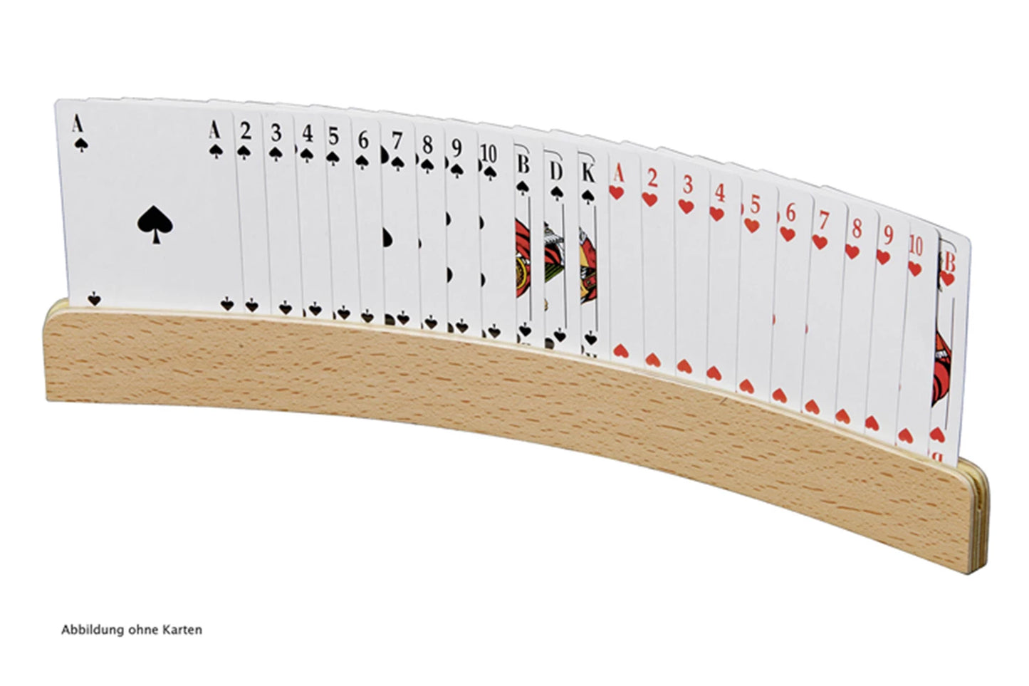 KARTENSPIELHALTER AUS HOLZ - 33 CM