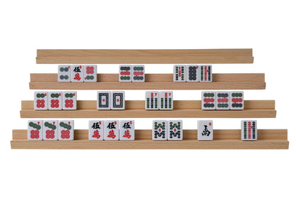 PORTE-PIÈCES EN BOIS - LOT DE 4 - 38 CM