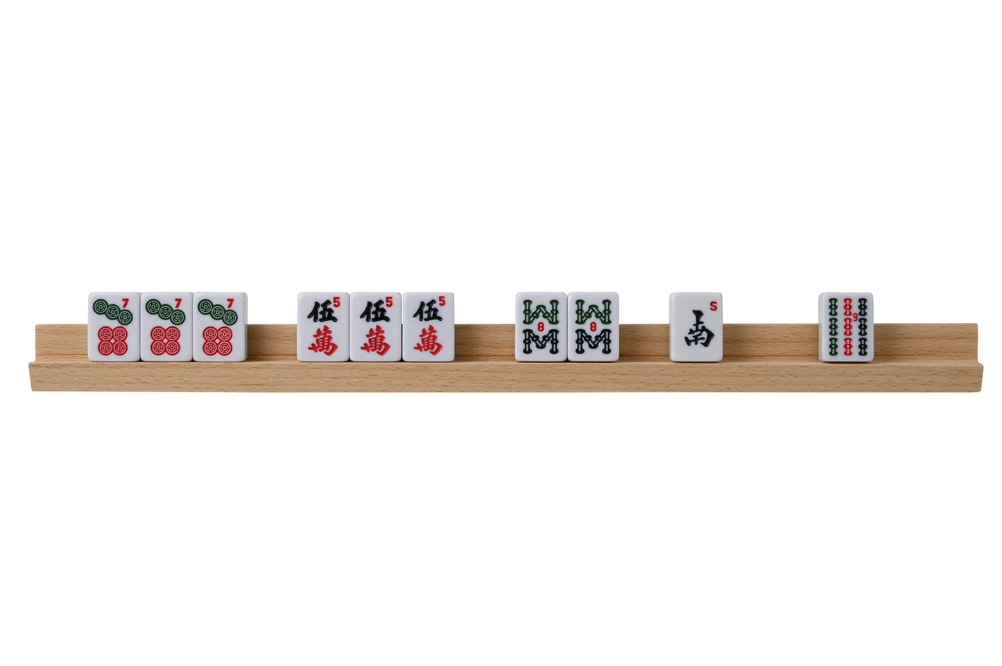 PORTE-PIÈCES EN BOIS - LOT DE 4 - 38 CM