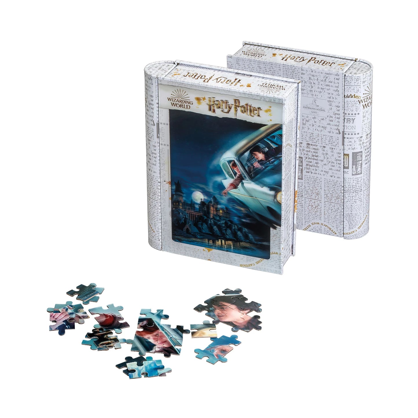 PUZZLE 3D HARRY ET RON DANS BOÎTE DE COLLECTION, 300 PIÈCES