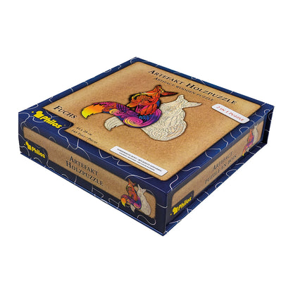 PUZZLE EN BOIS ARTIFACT 2 EN 1 RENARD 143 PIÈCES
