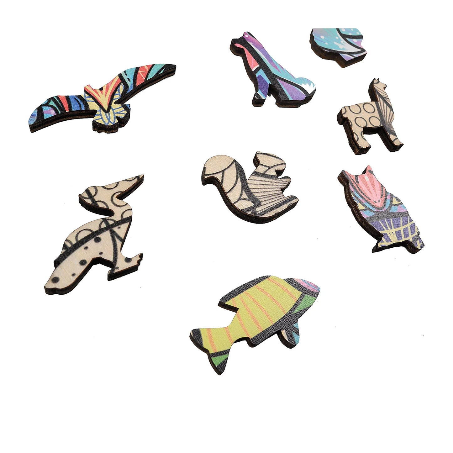 PUZZLE EN BOIS ARTIFACT 2 EN 1 RENARD 143 PIÈCES
