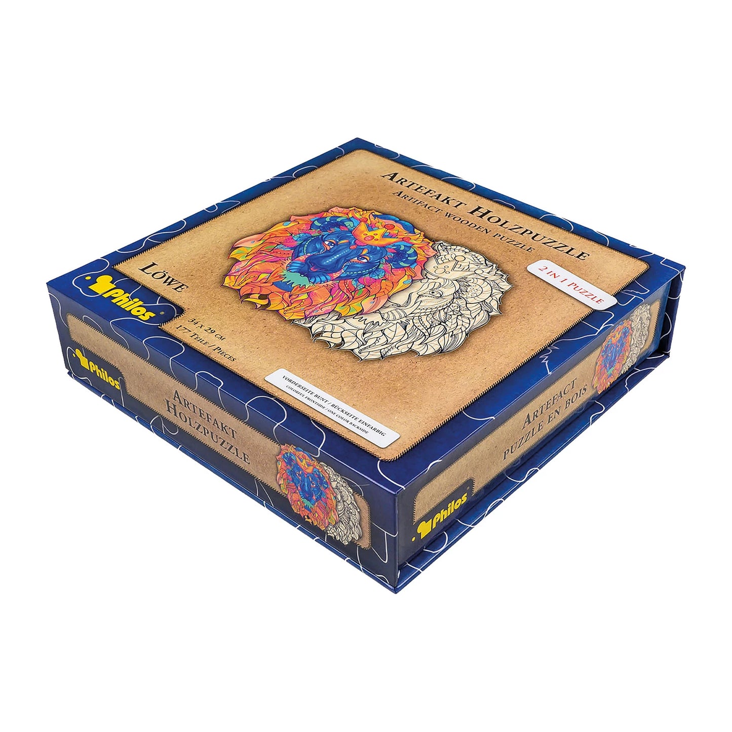 HOLZPUZZLE 2-IN-1 LÖWE 177 TEILE